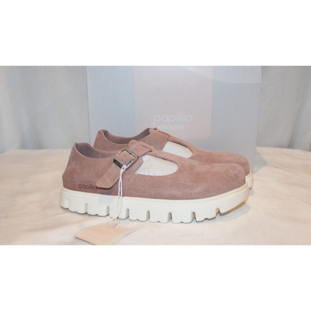 Birkenstock Papillio Paris Chunkly Platform Suede Sandals EU 41 NARROW $180